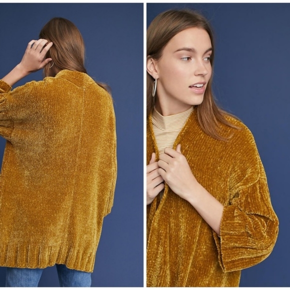 Moth (Anthropologie) - Chenille Cardigan - Size L - Picture 2 of 12